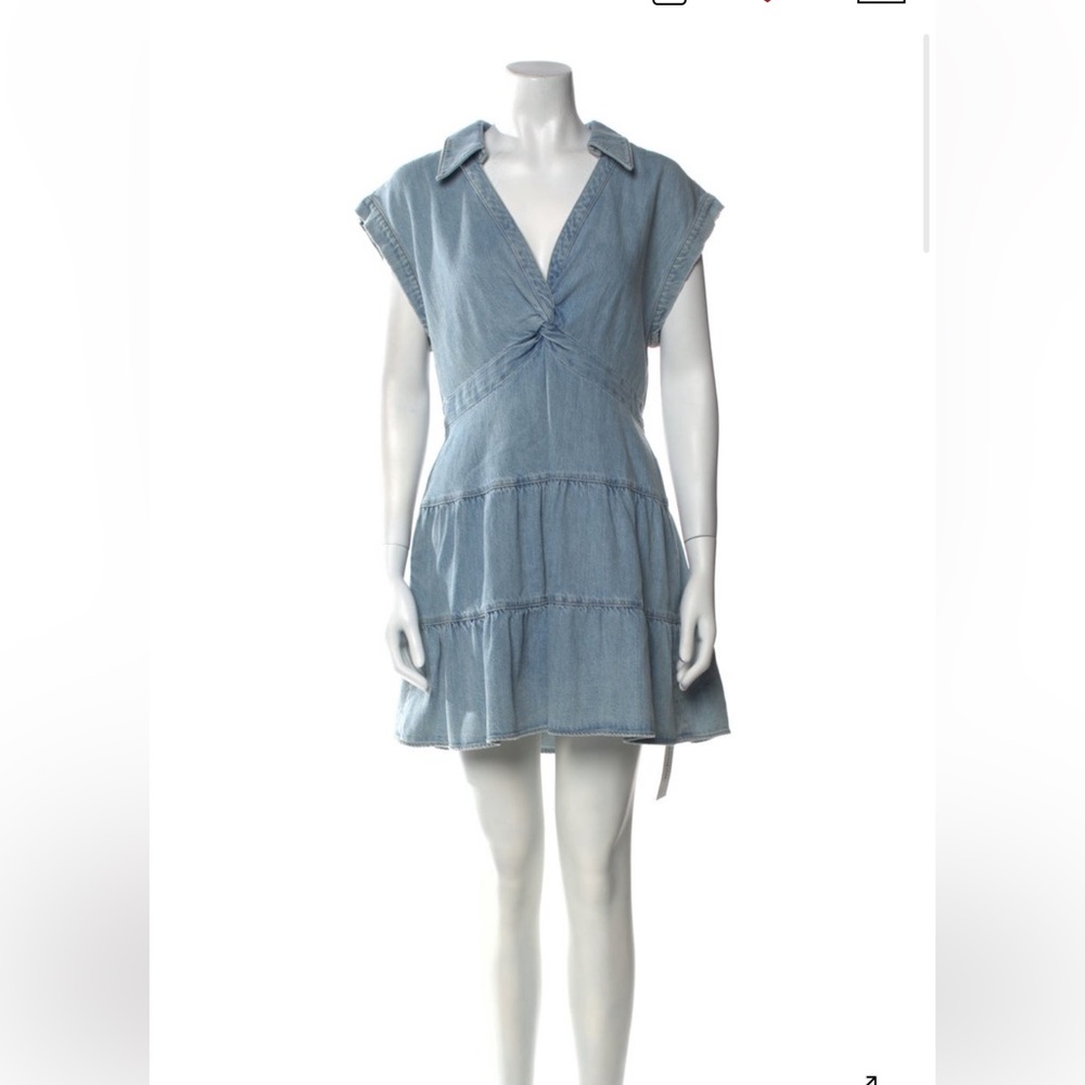 Alice & Olivia mini Denim Blue Women's Dress